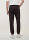 Men&rsquo;s brown relaxed-fit stretch joggers_2