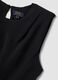 Black fitted dress with ruched detailing_6