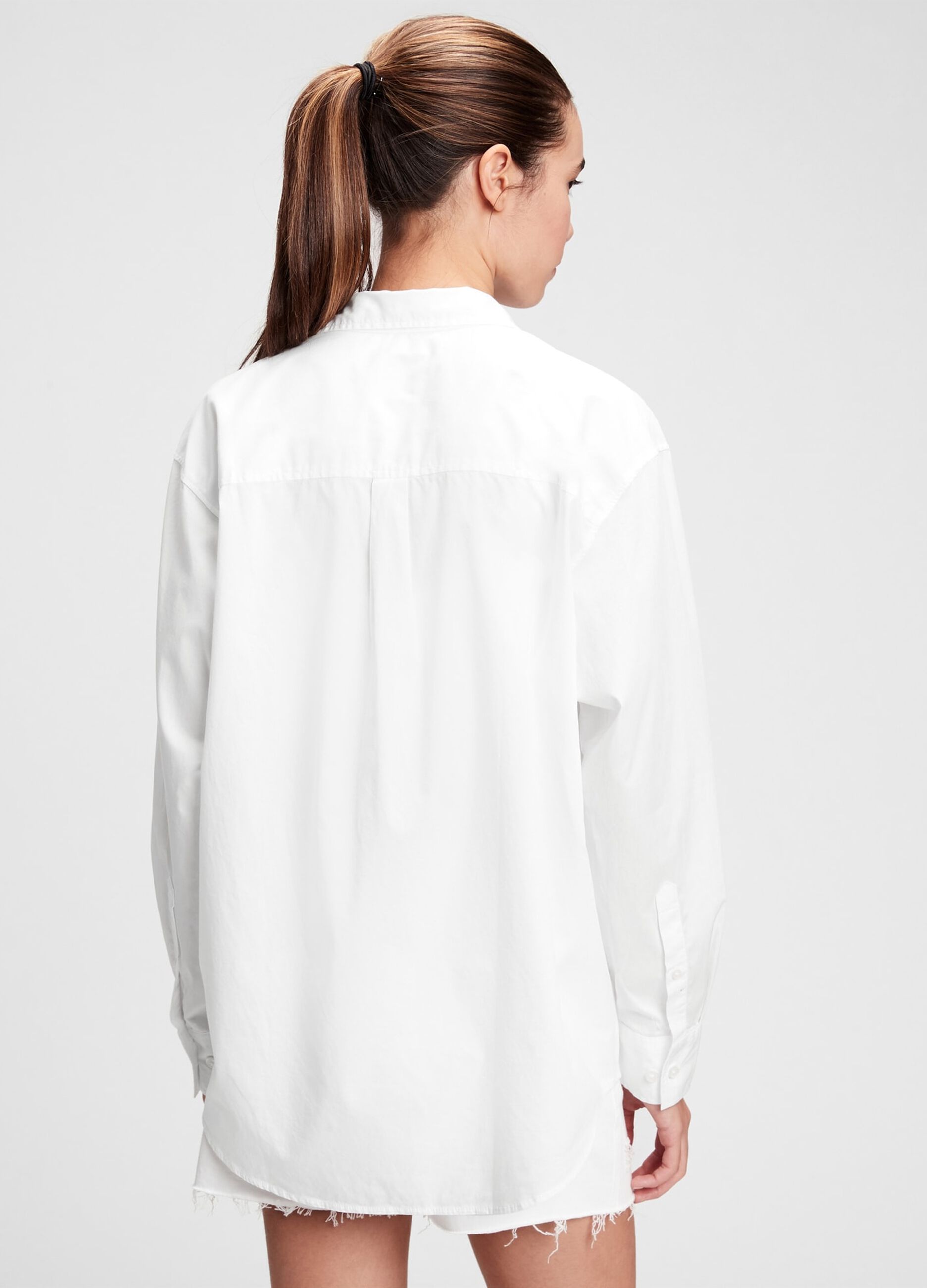 Cotton oversized shirt