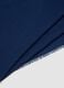 Navy blue scarf with fringes_2