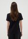 Black pure cotton T-shirt with K-Pop Demon Hunters print, oversized fit_3