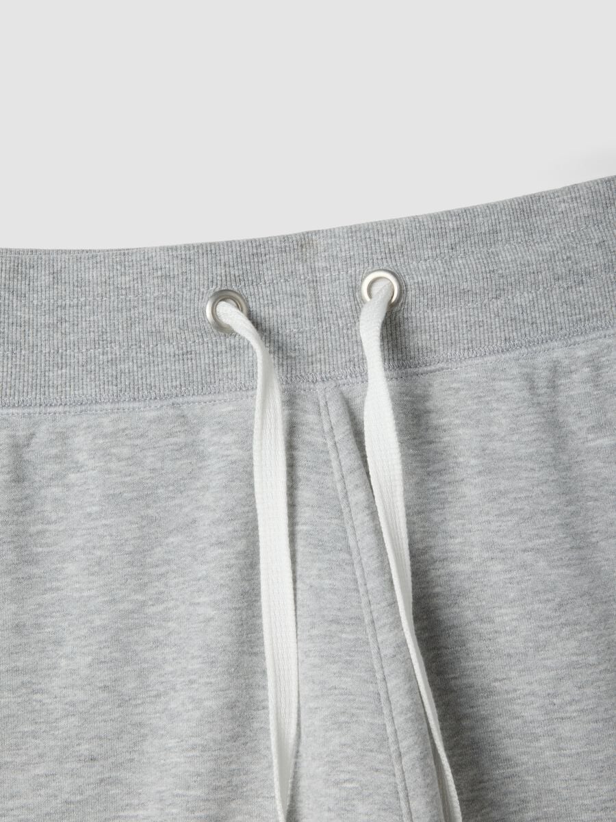 Grey cotton-blend relaxed-fit shorts_5