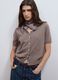 Grey pure wool crew-neck cardigan, regular fit_0