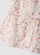Multicolour pure cotton skirt for girls with floral pattern_3