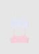 Multicolour stretch cotton comfortable bras twin pack for girls_1