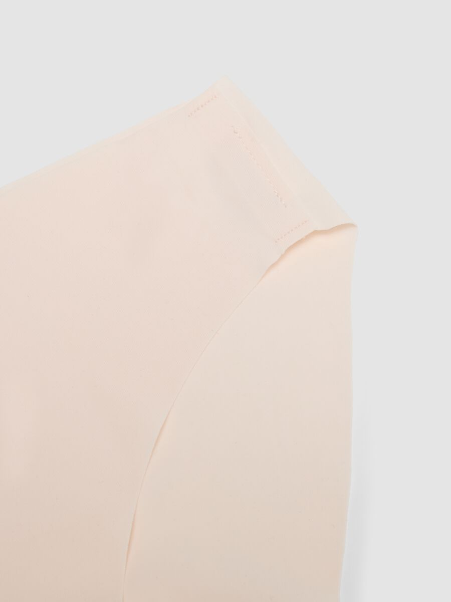 Pink stretch-fabric briefs with regular waist_5