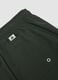 Green regular-fit swim shorts with drawstring_5