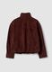 Red genuine leather jacket in regular fit_2