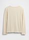 White Long Sleeve Cotton T-shirt_1