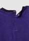 Purple pure cotton top and shorts set for boys, regular fit_3