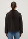 Brown regular fit coat with buttons_3