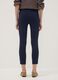 Blue slim-fit stretch viscose leggings_2