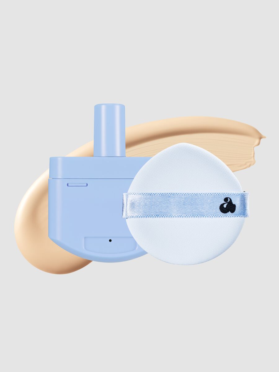 BABE SKIN BABY BLUE CUSHION RE-FEEL 21W MOONY - Make-up coreano_0