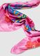 Lightweight Multicolour Scarf with Floral Print_2
