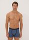 3-pack of blue and black midi boxer shorts in stretch organic cotton_0