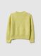 Girls' Yellow Pure Cotton Jumper Regular Fit with Floral Embroidery_4