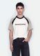 T-shirt bianca in puro cotone girocollo con scritta "Always Cooking"_2