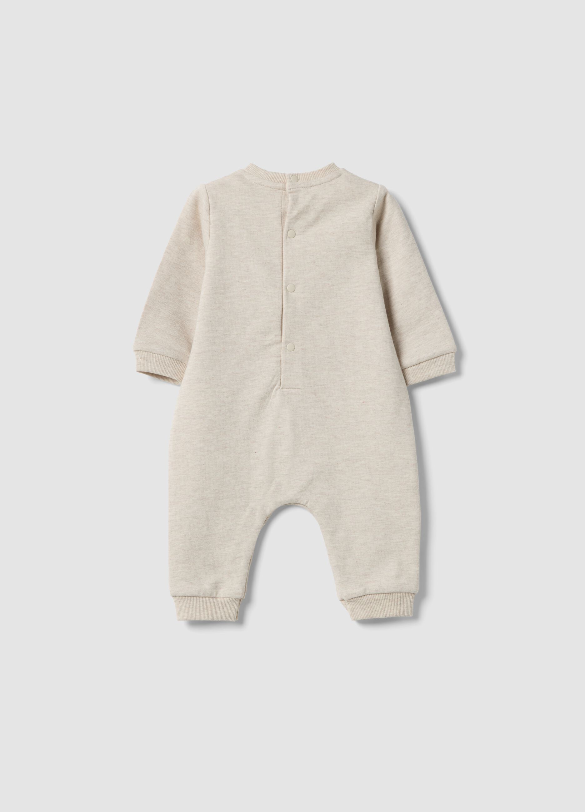 Organic Cotton Beige Baby Suit