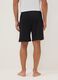 Pantaloncini pigiama neri in cotone organico_2