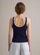 Blue pure cotton tank top_3