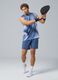Light Blue ALTAVIA COURT Tank Top in Stretch Fabric with Tie-Dye Effect_0
