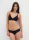 Women's Black Stretch Cotton Bra_1