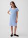 Cotton dress with broderie anglaise detail_0