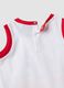 White pure cotton printed vest for baby boy, regular fit_2