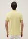 Yellow short-sleeve organic cotton polo shirt, regular fit_3