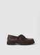 Men&rsquo;s brown leather casual lace-up shoes_0