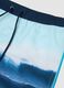 Blue boys&rsquo; swim shorts with wave print_2