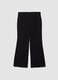 Black flare trousers in stretch viscose_6