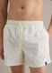 White swim shorts with elasticated waistband and drawstring_3