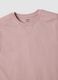 Pink crew-neck pure cotton vest, relaxed fit_5