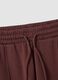 Brown cotton-blend straight-fit joggers_1