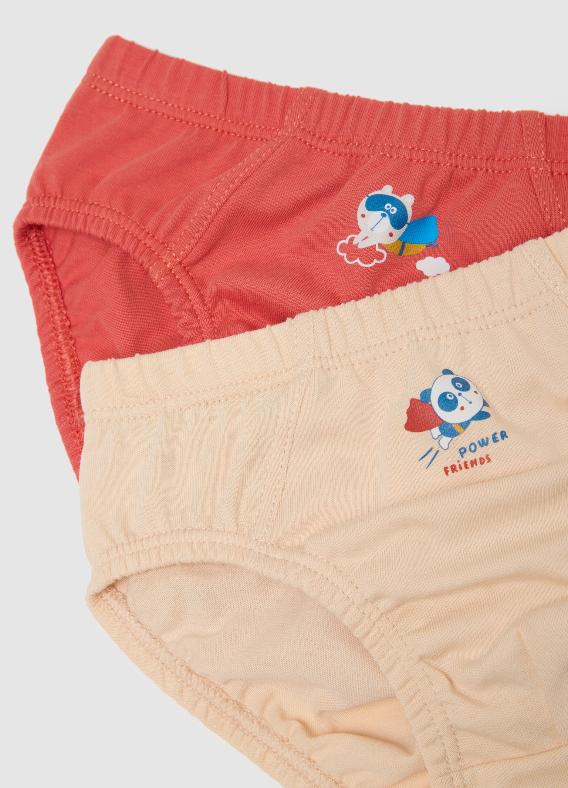 Multipack of baby multicolour pure cotton regular fit briefs
