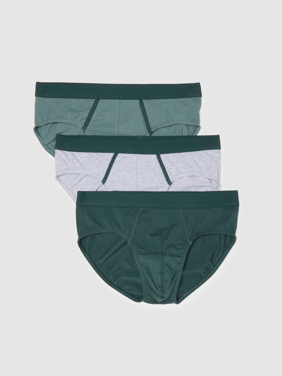 Tripack multicolour cotton stretch briefs regular fit_4