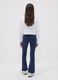 Girls&rsquo; blue flared trousers in stretch organic cotton_2