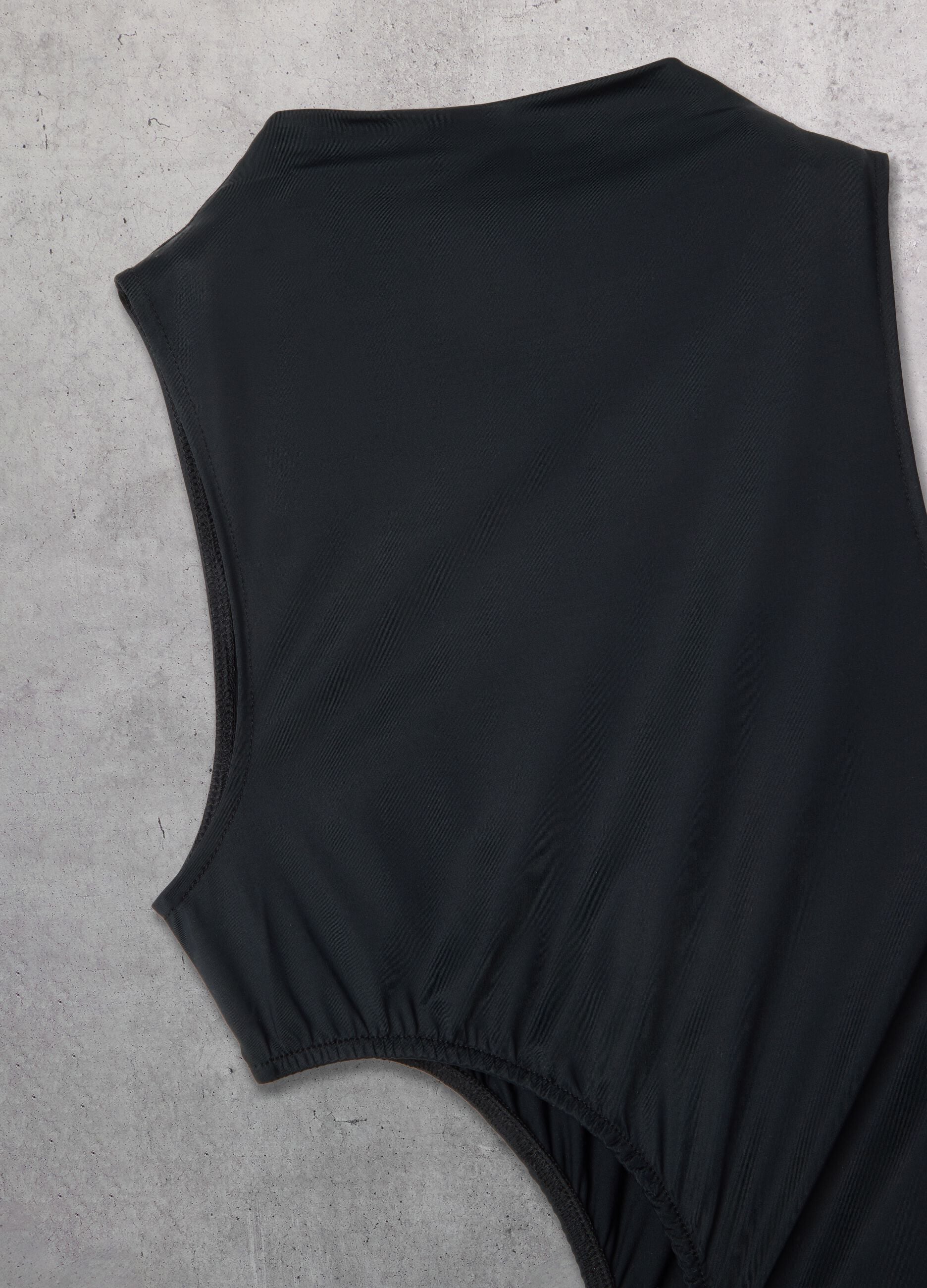 Black Cut-Out Maxi Dress