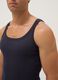 Blue pure cotton tank top regular fit_3