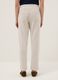 Beige stretch cotton trousers regular fit_2