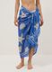 Blue pure cotton pareo_2