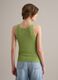 Green glitter viscose-blend tank top, regular fit_3