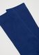 Blue midi cotton blend socks_2