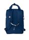 Blue backpack with front pockets_1