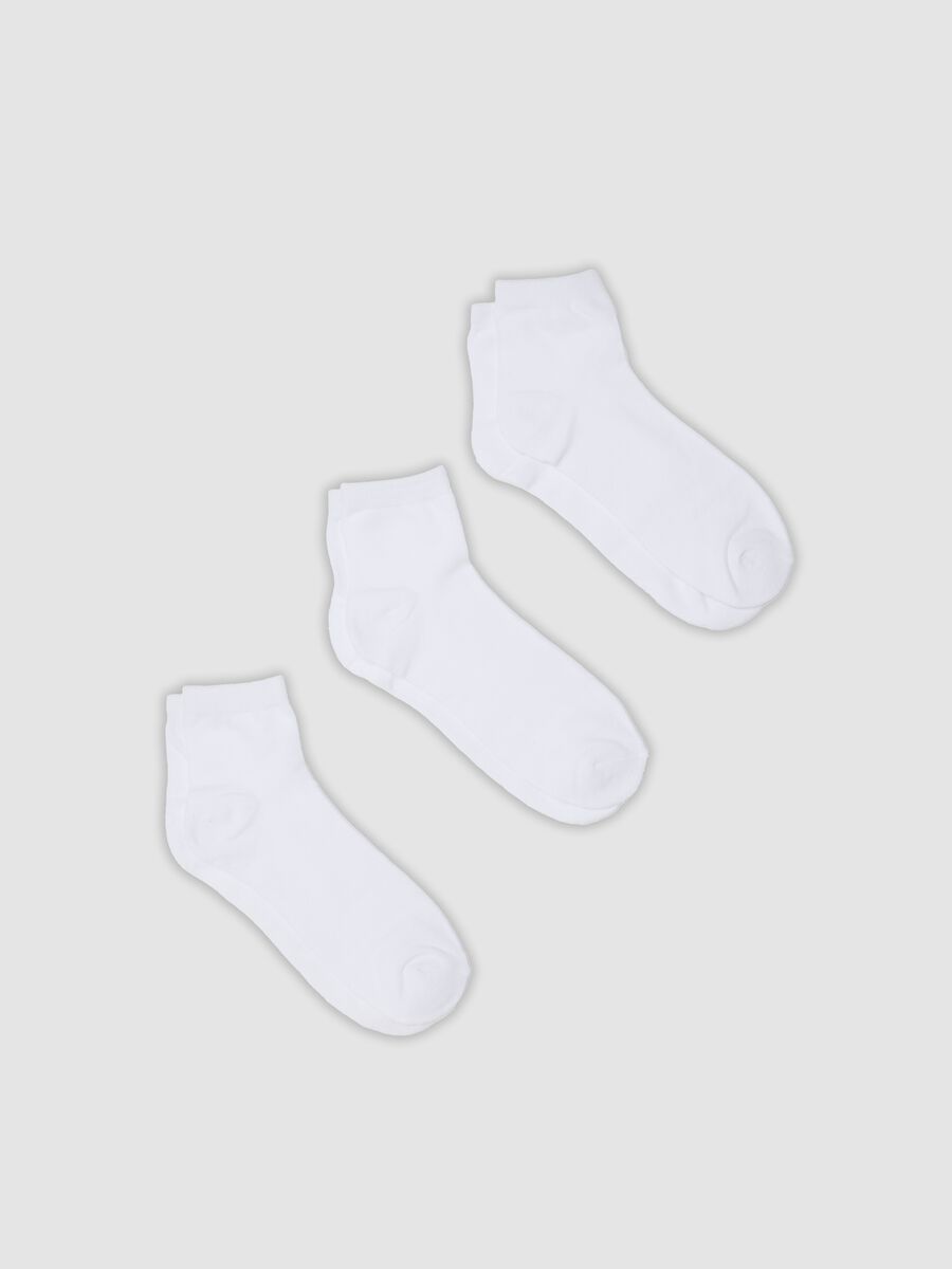 3-pack of white organic cotton ankle sports socks_0