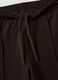 Brown relaxed-fit stretch joggers_1