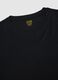 Black pure cotton regular fit T-shirt_5