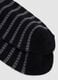 Black striped stretch-fabric socks_2