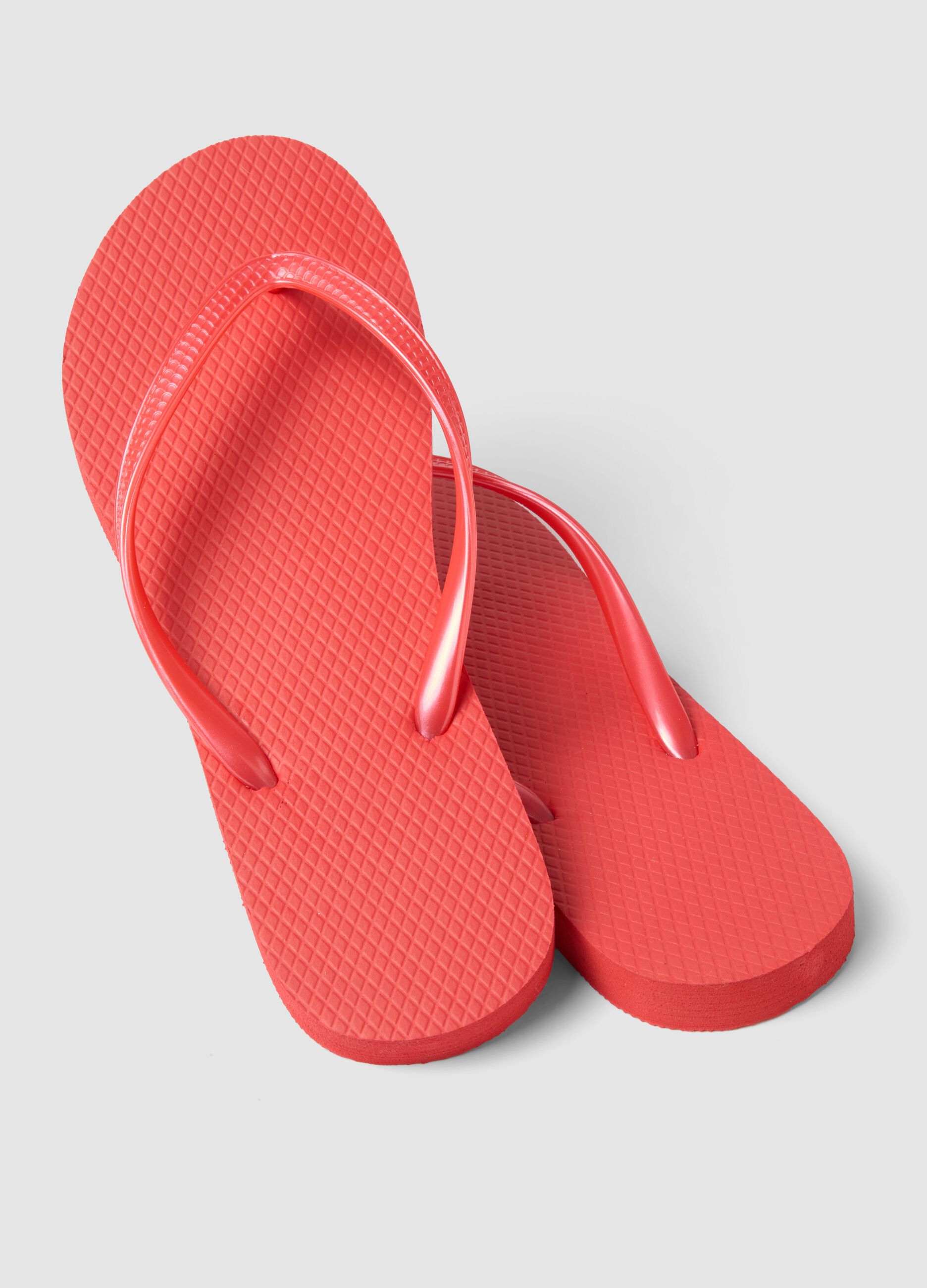 Classic red flip-flops